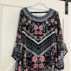One the land brand Size Large midi dress.